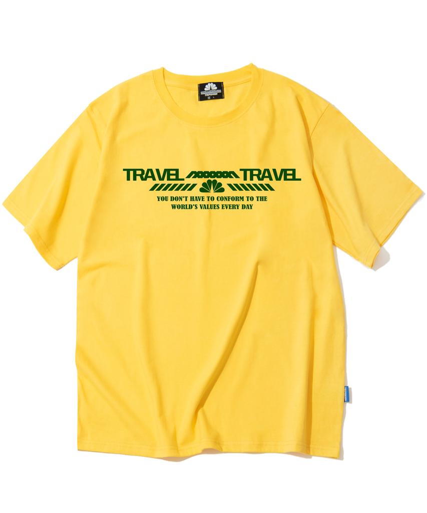 TRIPSHION Double Travel Graphic T-Shirt - 8 Colors (Type B)