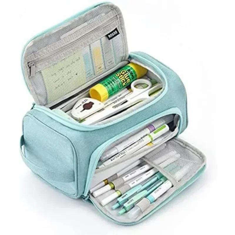 Super Big Pencil Case Cute Pencil Box Storage Bag Large Capacity for Boy Girl Kid's Gift Multipurpose Pencil Bag School Stationery