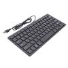 Laptop Gaming Keyboard Water-Resistant Noise-Free Universal Ultra Slim Portable USB Mini Multimedia Wired Keyboard