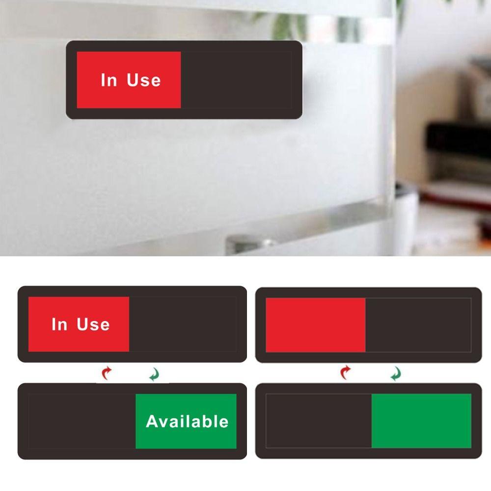 Самоклеящиеся таблички-напоминания Акриловые дверные таблички-слайдеры Прочные Гостиничная доска объявлений Гостиница