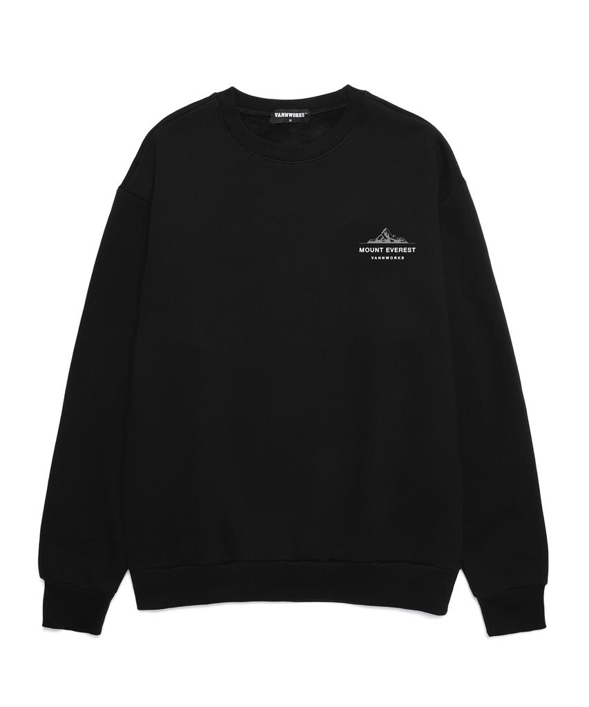 VANNWORKS Everest Oversized Sweatshirt (Vls0004) Black (Type B)