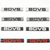 ABS SDV6 SDV8 Logo Letters Trunk Badge Emblem Car Sticker Auto Tailgate Decals for La-nd Ro-ver Ran-ge Ro-ver Velar LR4 LR2 LR3 SV