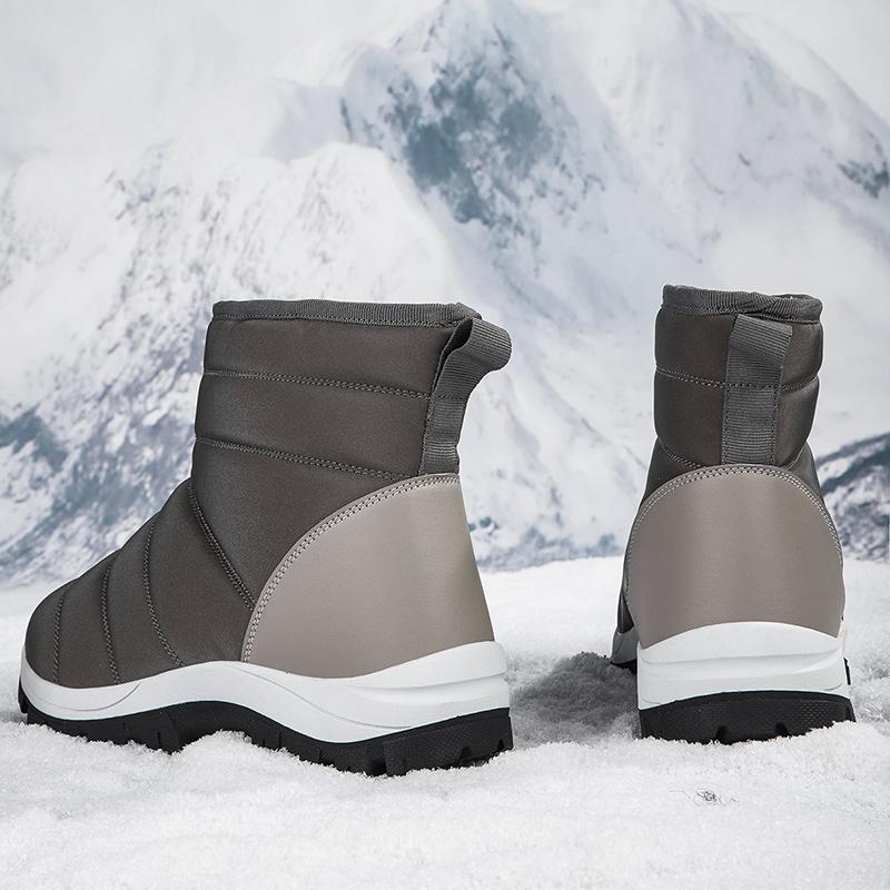 Ботильоны женские плюшевые теплые утолщенные водонепроницаемые повседневные ботинки женские кожаные ботинки женская модная повседневная обувь Botas Femenina