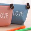 PU Pen Bag Large Capacity Pen Storage Bag Cute Pencil Box  Student