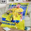 Ronaldo's Triumph blanket Camping trip Home Decor Nap Blanket Digital printing sheet