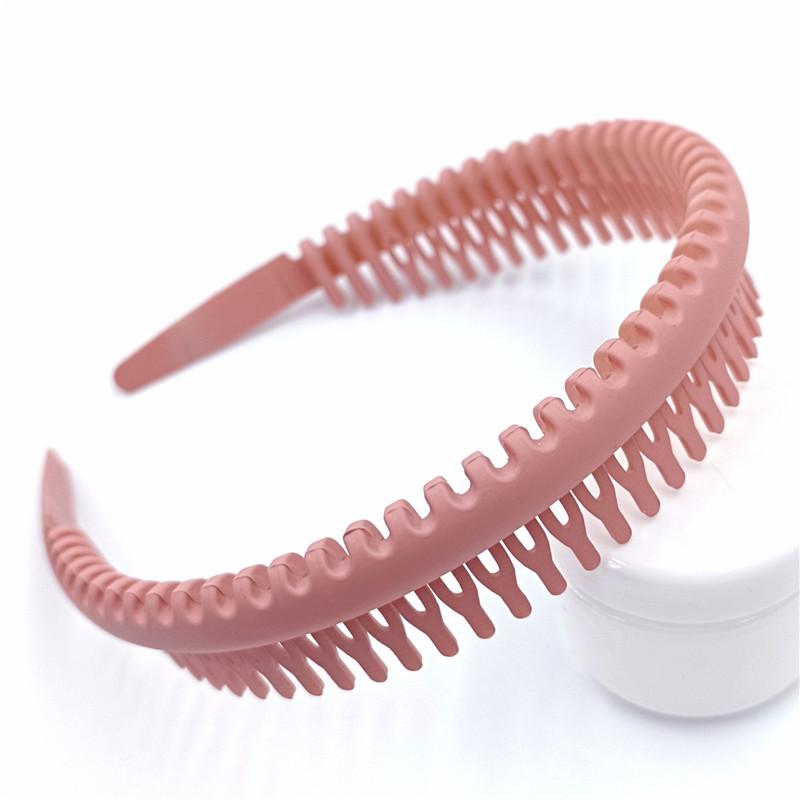 Модный обруч для волос для женщин и девочек, головные уборы, нескользящие повязки на голову, повязки для волос с зубцами, аксессуары для волос, высококачественная очаровательная новая модная повязка на голову