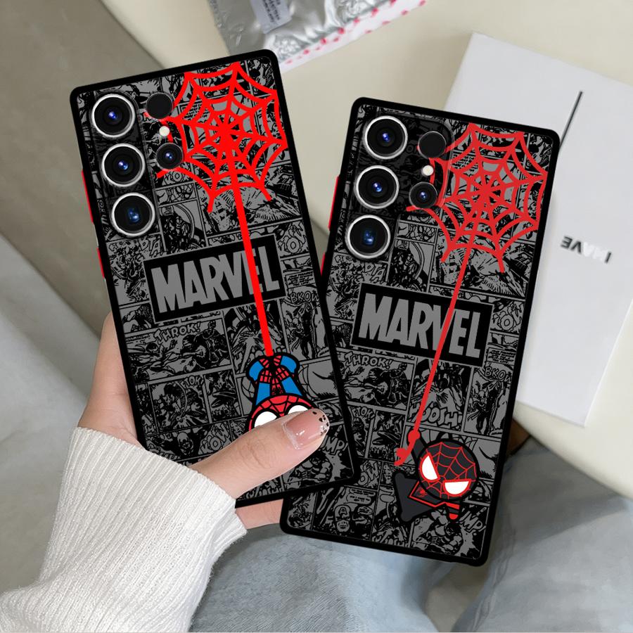 Милый Человек-паук Marvel Чехол для телефона для Samsung Galaxy S26 S20 S22 S24 Plus S21 S23 FE S25 Ultra Note 20 10+