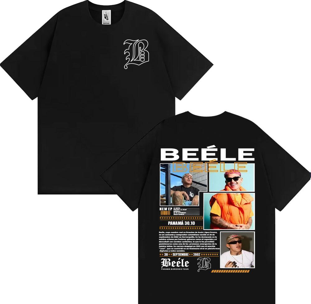 2025 Summer Rapper Biller Album Tour Merch Tshirt Mens Hiphop Pop Street Tshirt 100 Cotton Oversized Street Clothes