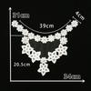 White I Milk Silk Embroidery Hollow Collar Sewing Lace Diy Decoration With Clothing Accessories Collar Accessories