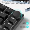 AK820 Wired Mechanical Keyboard Red Axis 82 Key Compact Gaming Keyboard Hot Swap Compatible Gasket Structure Backlit with Knob USB Connection DIY