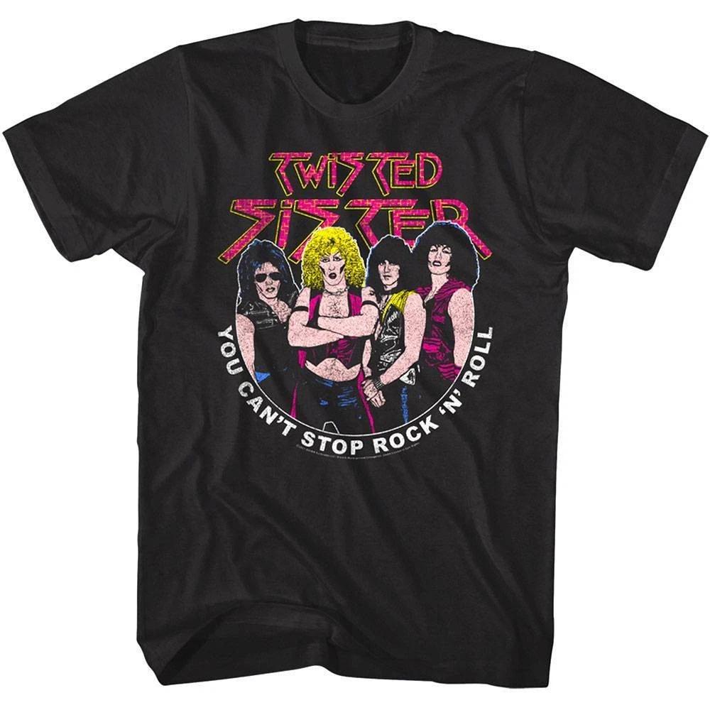 Мужская футболка Twisted Sister Can't Stop Rock'n'Roll