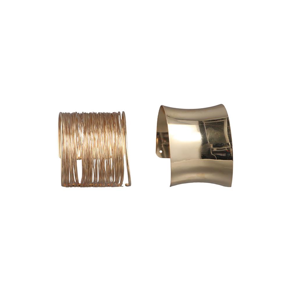 Zinc Zinc Alloy Wrist Accessory Couple Women Bracelet Bohemian Bracelet Wide Open Bracelet Cuff Bangles