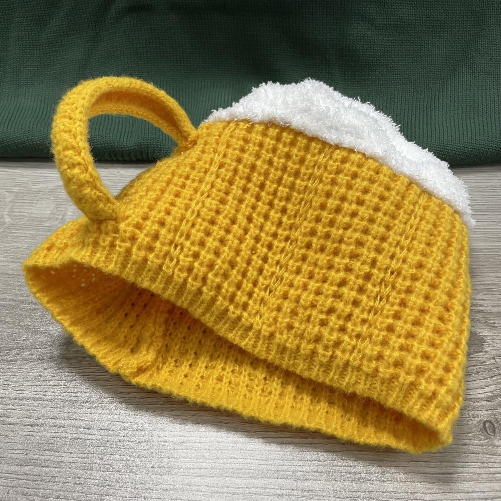 Unisex Beanies Ear Warmers Hairline Cap Fun Gift Pullover Cap  Women Men