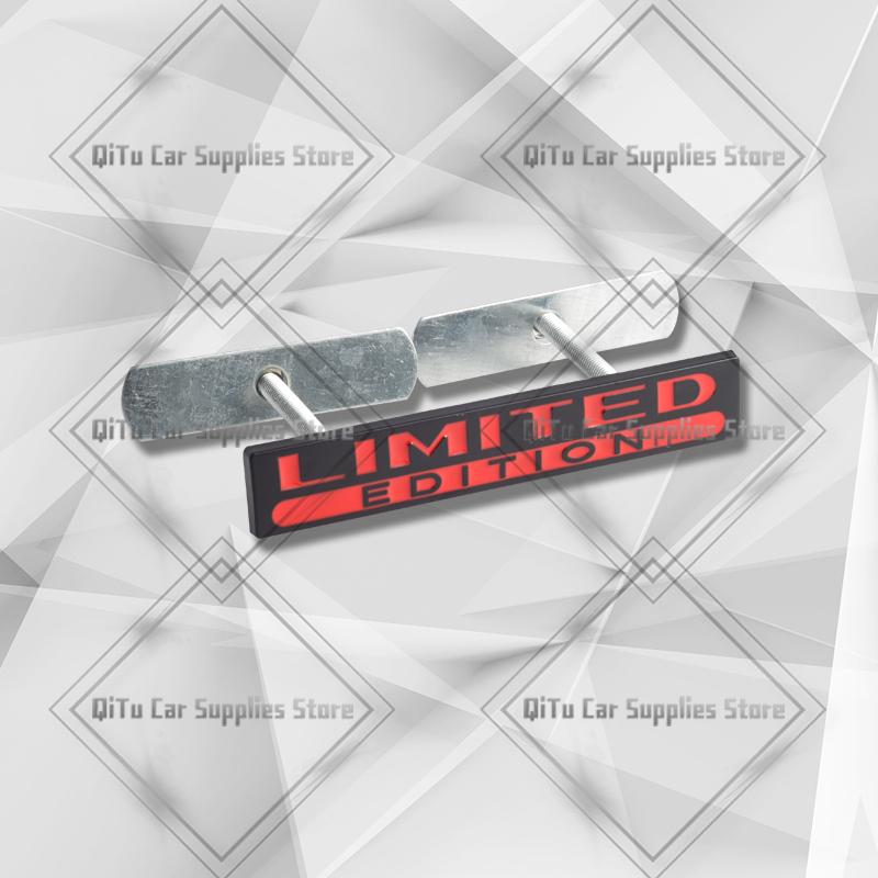 Zinc Alloy Limited Edition Badge Car Body Trunk Emblem 3D Grille Sticker For Nissan Suzuki Geely Skoda Subaru Fiat Chery Toyota vg5