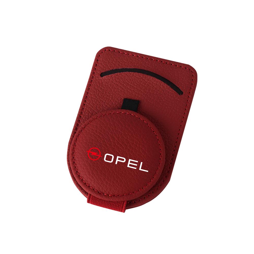 fscx4 1Pcs Car Glasses Frame Sun Visor Fold Sunglasses Storage Fastener Holder For Opel OPC Astra J K Insignia Corsa Car Wheel Hubcap