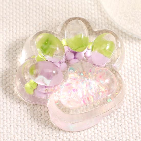 1/5 шт. Сенсорная игрушка для кошачьей лапы, игрушка для сжимания, прозрачная игрушка, мягкая для детей и взрослых