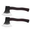 2pcs Axe Toy Realistic PU Safe Lightweight Multifunctional Axe Prop for Halloween Costume Party