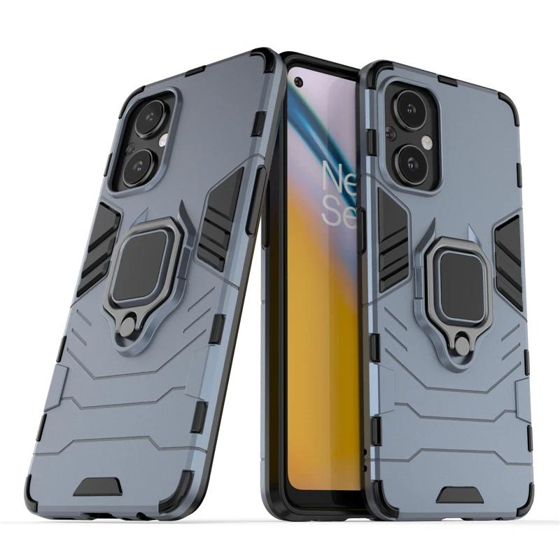 For OPPO Reno8 Reno 8 Lite Back Cover Phone Case Shockproof Armor Anti-Fall Metal Ring Holder Magnetic Protect Funda Coque Cases