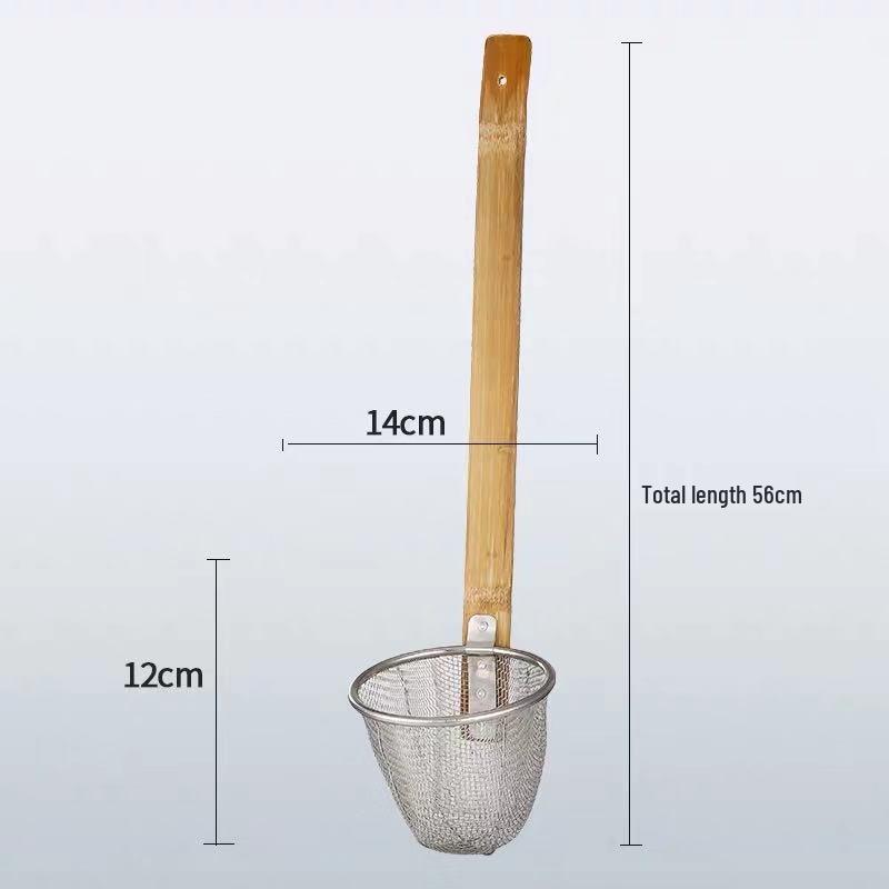 304 Stainless Steel Noodle and Soup Skimmer, Vegetable Strainer, Hot Pot Skimmer, Fine Mesh Strainer.