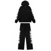2026 Lightweight Cotton Hoodless Sweatshirt Jogger Pants Set Men Women Casual Streetwear