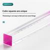 20CM Straight Ruler Transparent Scale Ruler Measurement Drawing Tool  School Office Supplies