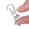 10pcs Bird Cage Lock Pet Hook Clip Door Snap Metal Hooks Lanyard Anti Escape Clips Trigger Key Accessory Clasps Parrot