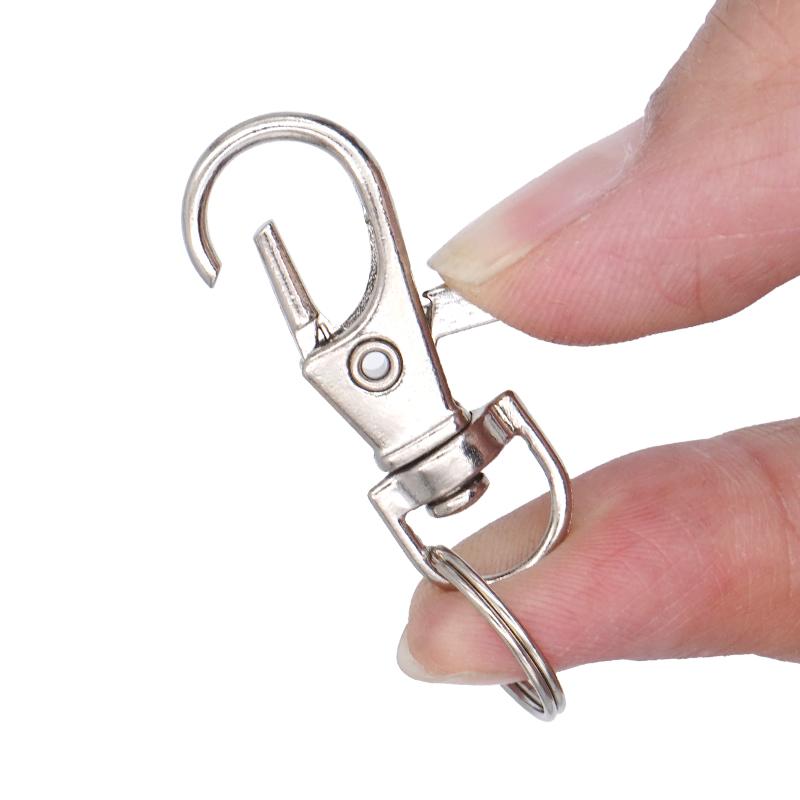 10pcs Bird Cage Lock Pet Hook Clip Door Snap Metal Hooks Lanyard Anti Escape Clips Trigger Key Accessory Clasps Parrot