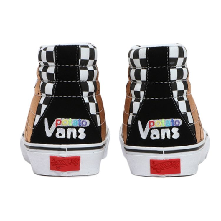 Vans Кроссовки унисекс Imran Potato x SK8-Hi VR3 LX Checkerboard Black Black-Checkerboard True-White VN0A5EE7B7E