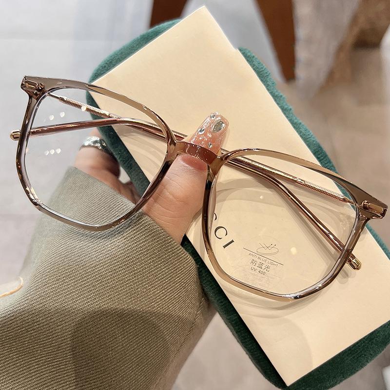 Transparent Square Computer Glasses Frame Women Men Anti Blue Light Round Eyewear Blocking Optical Spectacle Eyeglasses