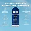 Nivea Мужской шариковый дезодорант-антиперспирант Deep Impact Freshness для мужчин с черным углем | 50 мл