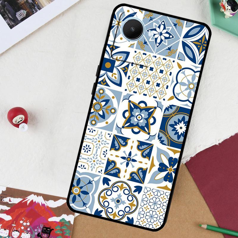 Марокканский узор Для чехла Realme GT7 Pro GT 6T 5 6 C67 C75 C61 C55 C53 C51 C21Y C25S 10 11 12 13 14 Pro Plus