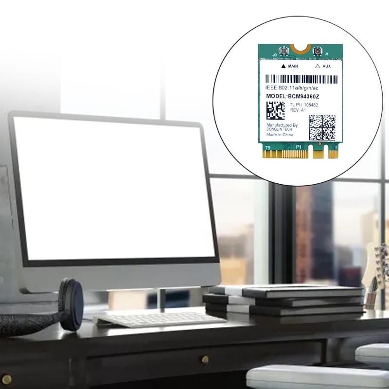 WIFI Card Wlan Adapter BCM94360Z BCM94360NG BCM94360 2.4G+5G+BT4.0 Wlan Adapter 802.11AC Wireless Card BCM94360