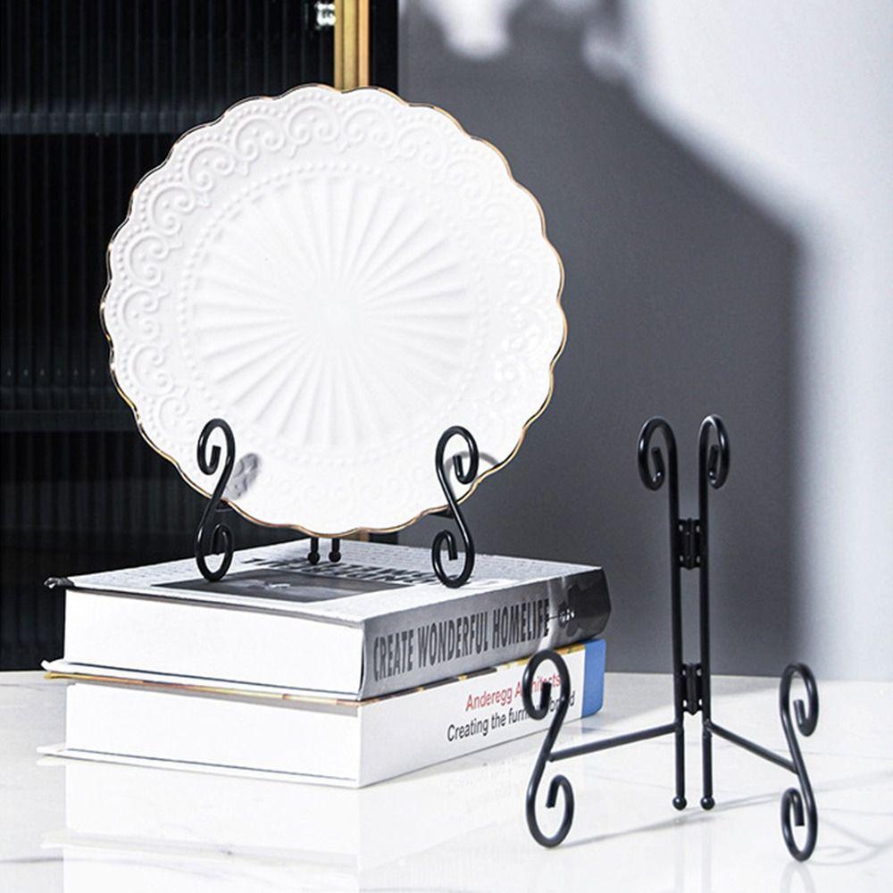 Iron Plate Stands Solid Photo Pedestal Durable Display Stand  Home Decoration