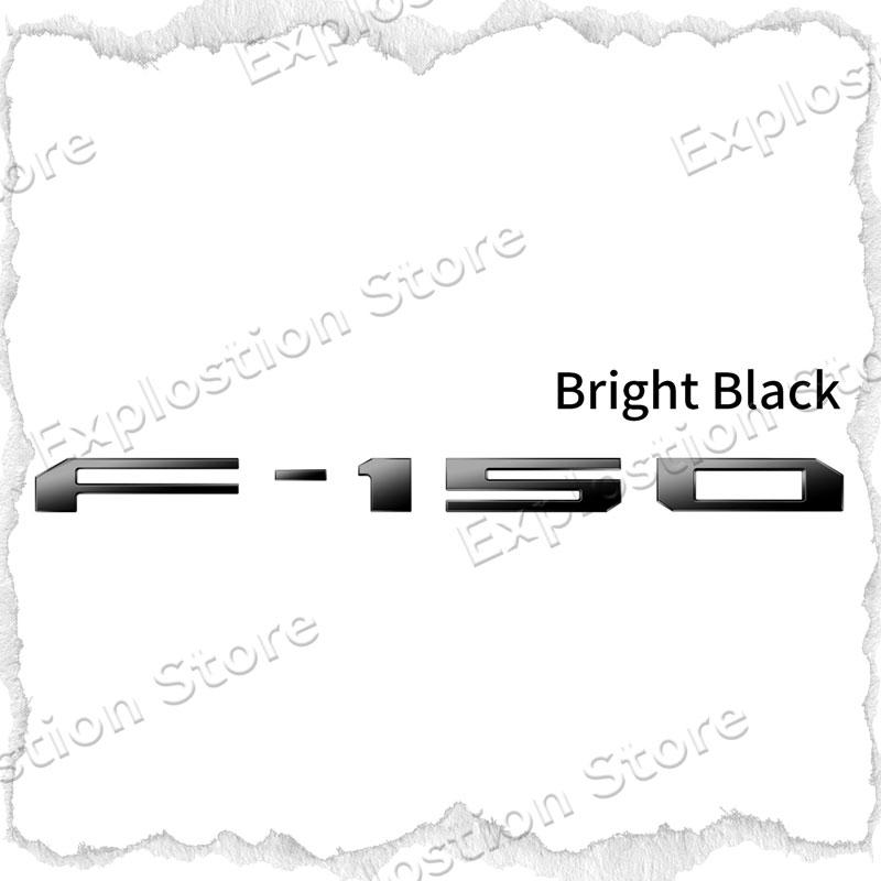 Car ABS Plastic F-150 Logo Car Letter Fender Side Emblem Rear Tail Trunk Badge Sticker For Ford F150 GT Accessories F14