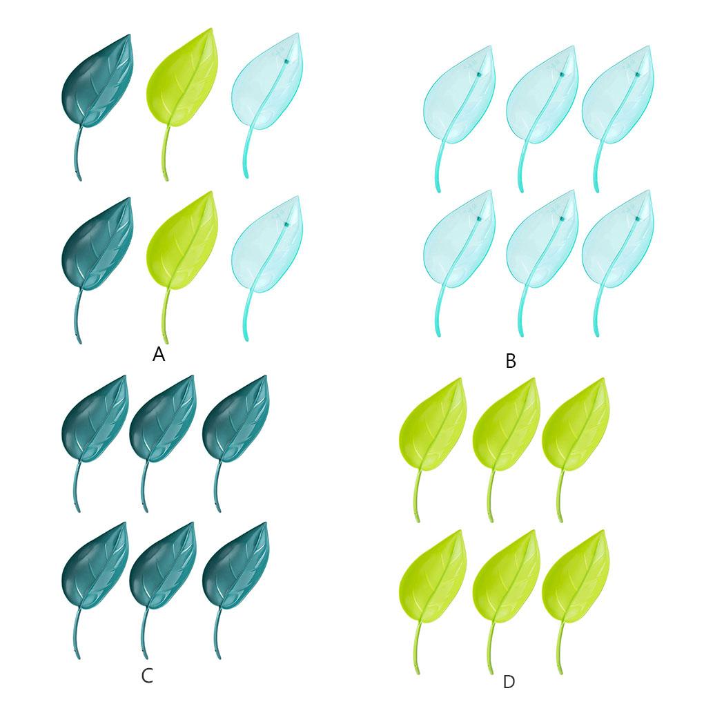 6X Растительный горшок в форме листа Воронка для полива Шипы Растения Корни Устройства Пластик для Стола Садоводческие Устройства