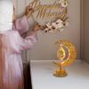 Лампа-луна на Eid, вращающаяся, настольная, в форме луны, на батарейках, декоративная, для праздника на Ближнем Востоке, для дома, школы, отеля