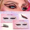 2 пары наклеек для макияжа глаз, подводка для глаз и ресниц, самоклеящиеся наклейки для теней для век, вечеринка, праздник