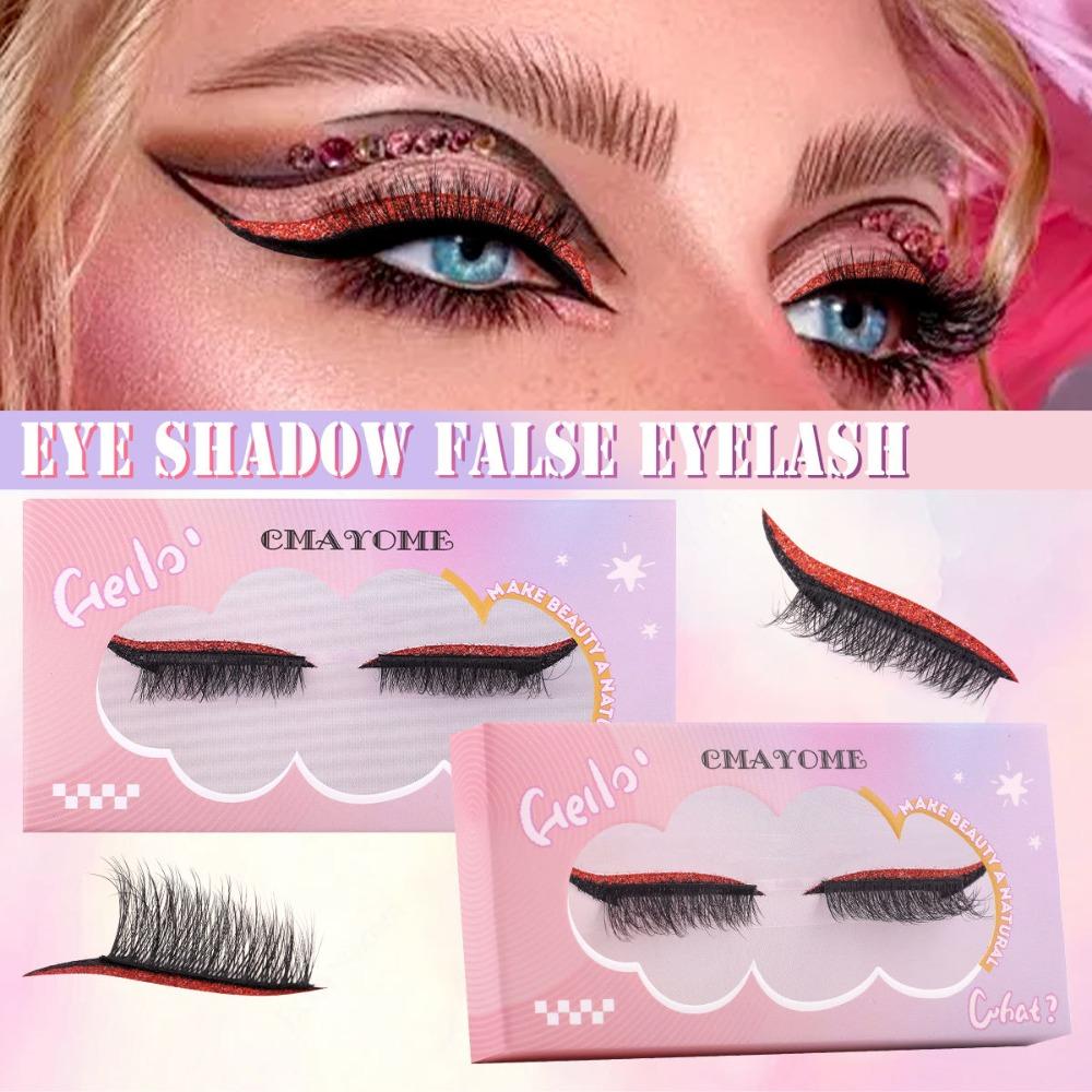 2 пары наклеек для макияжа глаз, подводка для глаз и ресниц, самоклеящиеся наклейки для теней для век, вечеринка, праздник