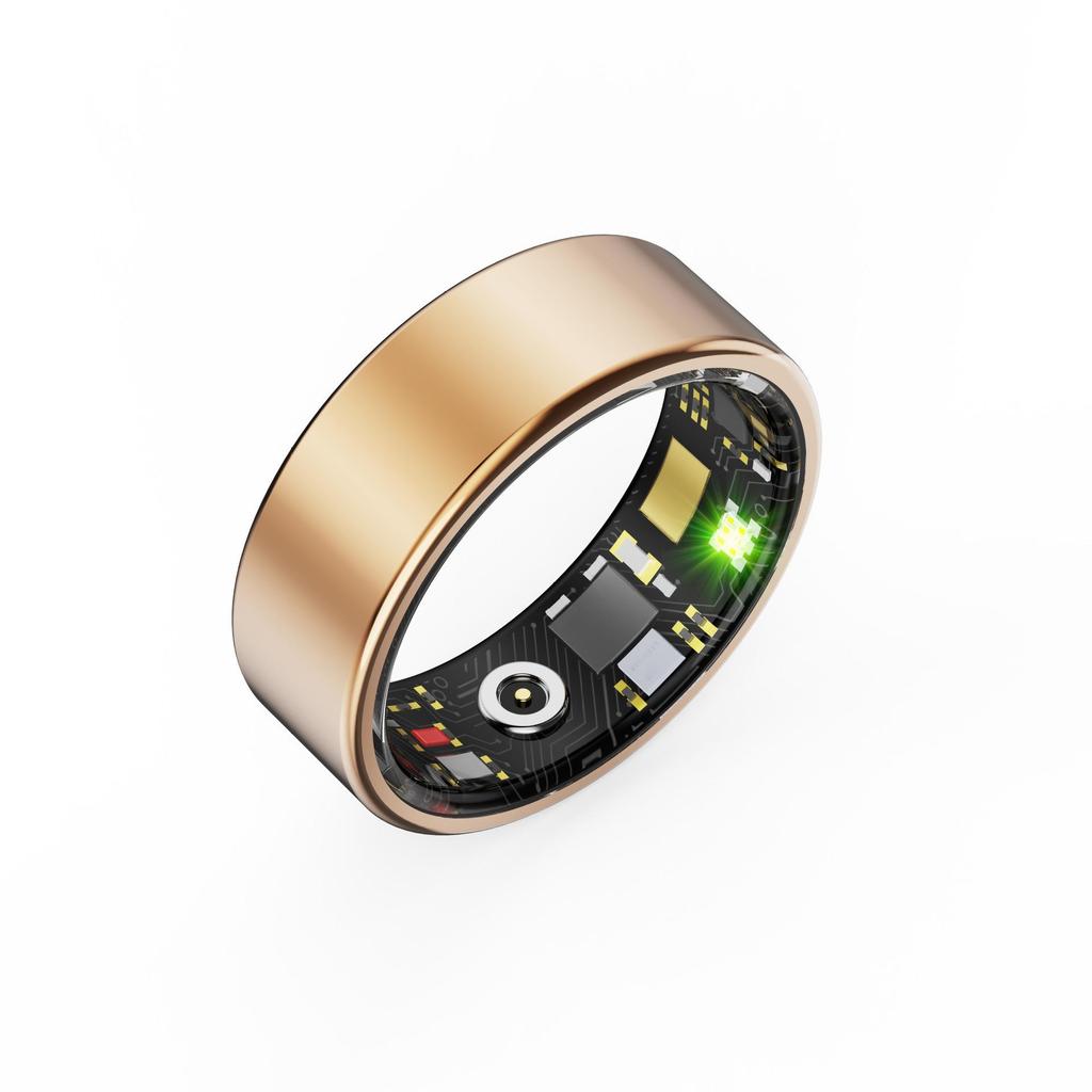 R11M Smart Ring: Real-time Heart Rate & Blood Oxygen Monitor, Waterproof Sports Pedometer with Multiple Modes & Remote Care.