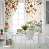 Thanksgiving Autumn Eucalyptus Blackout Curtains For Living Room Bedroom Window Treatment Blinds Drapes