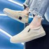 Classic Canvas Men's Summer Thin Breathable Casual Flat Platform Shoes Linen Sneakers Men Loafers Shoes Driving Shoes