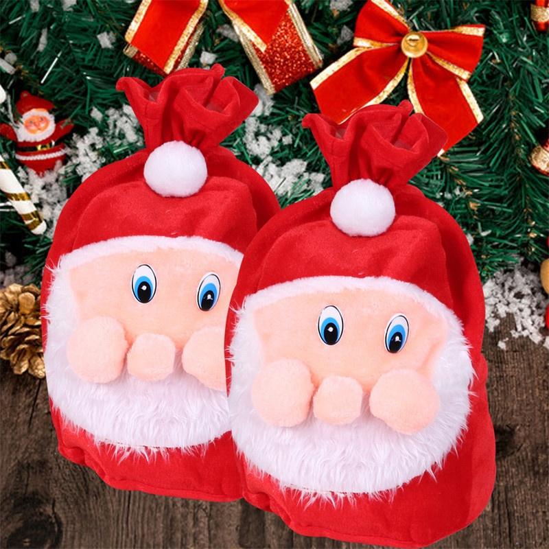 Santa Claus Large Backpack Gift Bag Candy Bag Christmas Gift Bags Christmas Gift Box New Year Decora