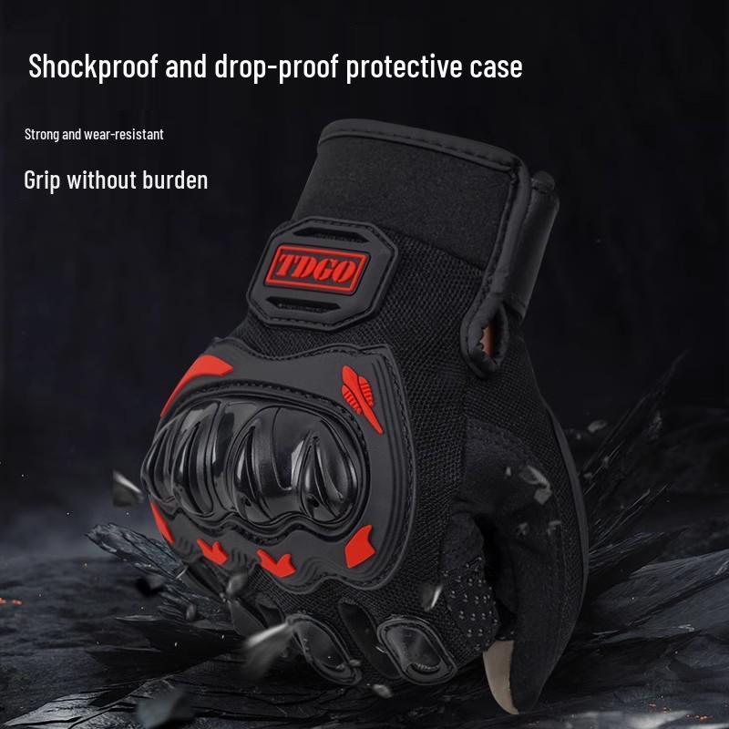 Дышащие мотоциклетные перчатки: Половина и полные пальцы, защита от падений, защита от солнца для летней езды