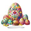 Acrylic Special Shape Easter Egg House Diamond Painting Tabletop Ornaments Kit Rhinestones Desktop Ornaments Bedroom Table Decor