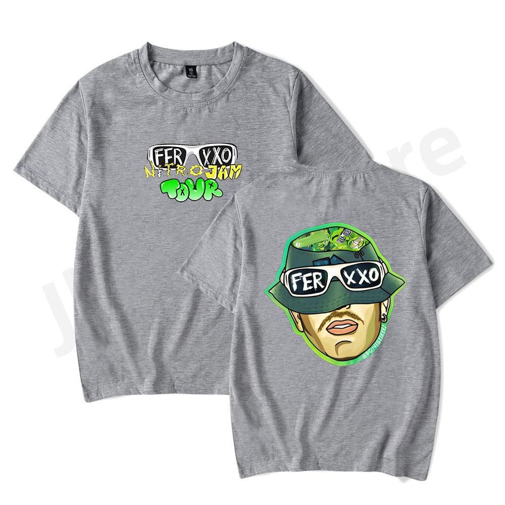 Feid Ferxxo Nitro JAM Tour Tshirts New Logo Merch Tee Women Unisex Fashion Casual Rapper Short Sleeve