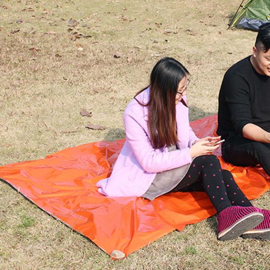 Emergency Sleeping Bag Waterproof Portable Thermal Blanket Lightweight Outdoor Camping Backpacking Hiking Adults Survival