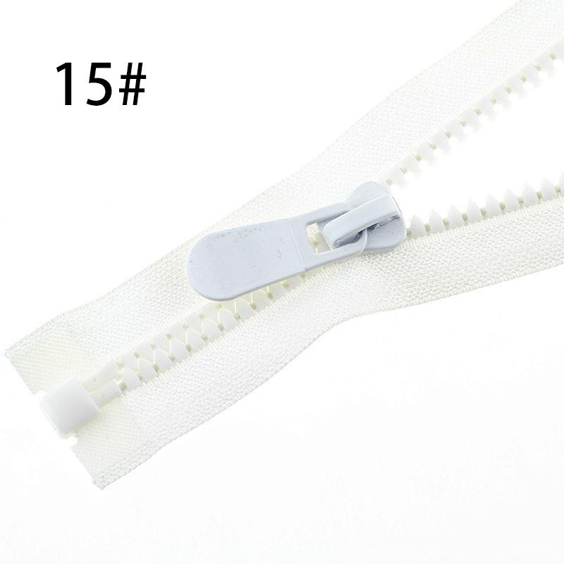 1 шт. пуховик, пальто длиной 70-100 см, длинная молния, двойные слайдеры, одинарный слайдер, открытый конец, 8 #15 #, смоляные молнии