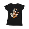 Womens/Ladies Cat Trick Or Treat Minnie Mouse Cotton T-Shirt