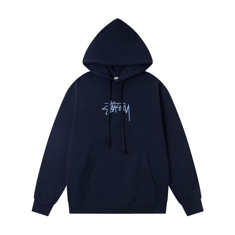Unisex Oversized Cotton Sweatshirt With Minimalist Letter Embroidery Streetwear Style Fall Casual Top