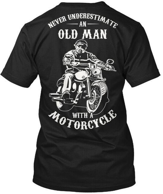 Никогда не недооценивайте пожилого мужчину в футболке, сделанной в США, размер от S до 5XL
